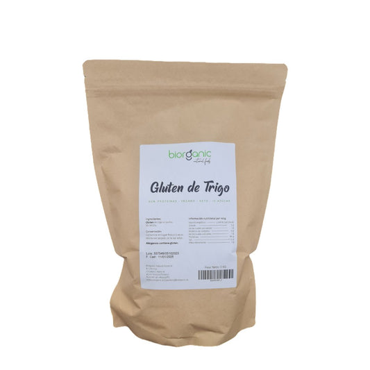 Gluten de Trigo 100% Natural 1 Kg - Biorganic