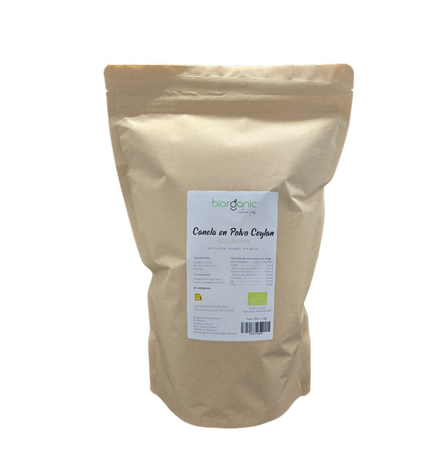 Canela de Ceylan en polvo Bio 1kg Web -nueva