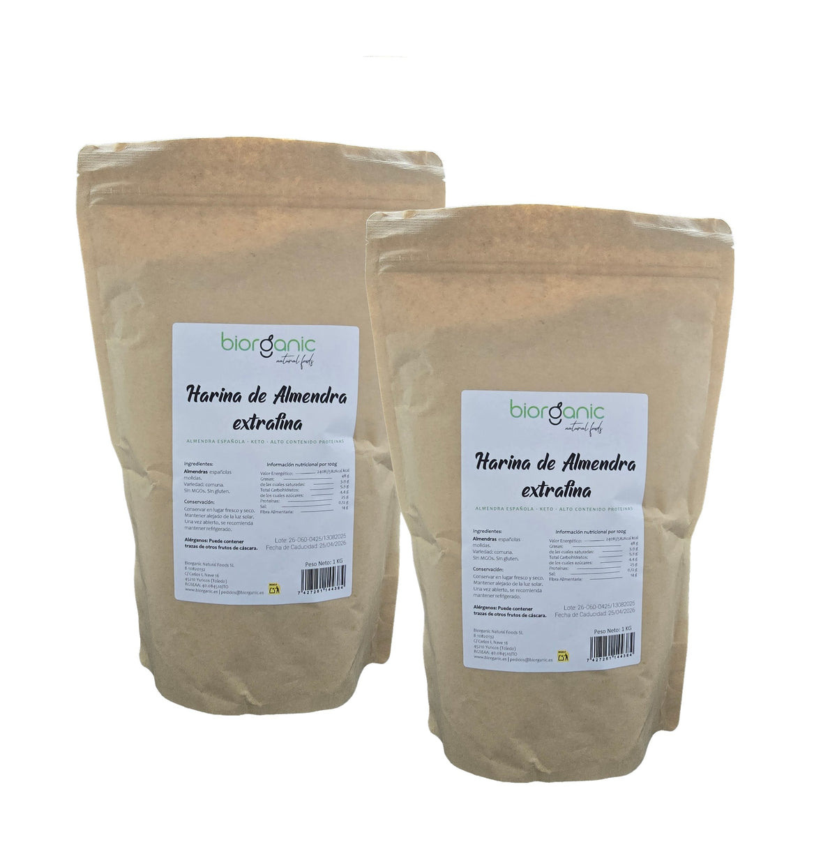 Harina de Almendra 2kg Biorganic 2025 web